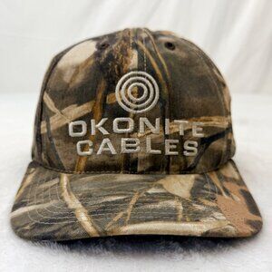 Okonite Cables American Flag Side Camouflage Snapback Cap Hat Graffiti Caps